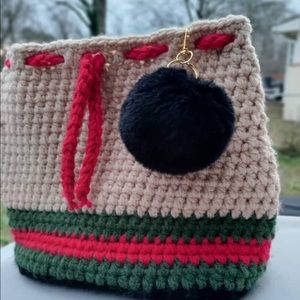 Rasta draw string bag